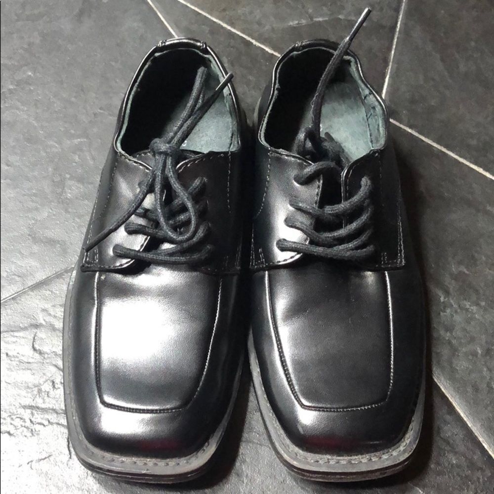 Borelli Boys Black Dress Shoes Size 13
